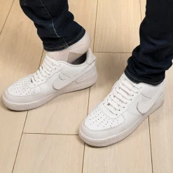 White No-Tie Shoe Bands