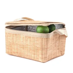 Wicker Lunch Box