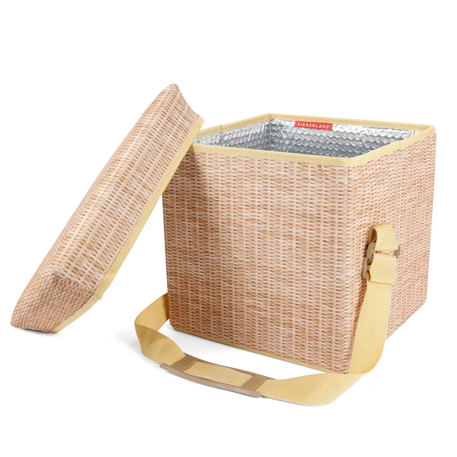 Wicker Picnic Cooler Seat