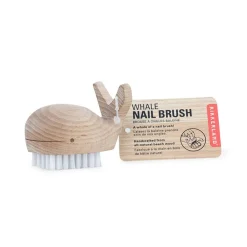 Wooden Whale Nail Brush